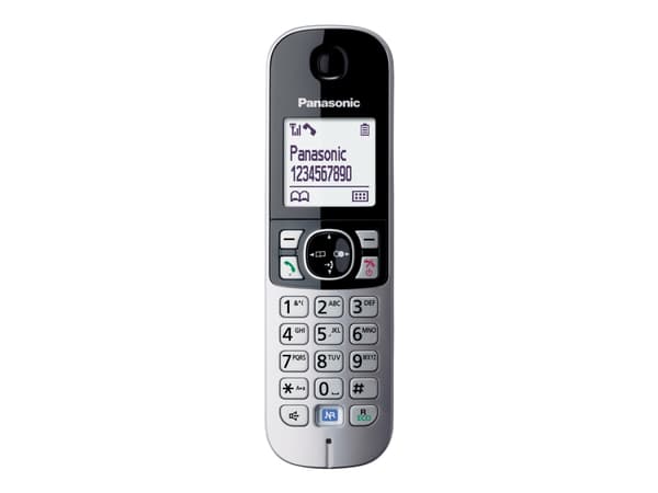 Panasonic KX-TG6811 - Trådløs telefon med anrops-ID - DECT\GAP - svart