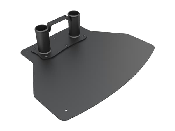 Multibrackets M Public Floorstand Basic 180 Floorbase - Monteringskomponent (monteringsbase) - stål - svart - på gulvet