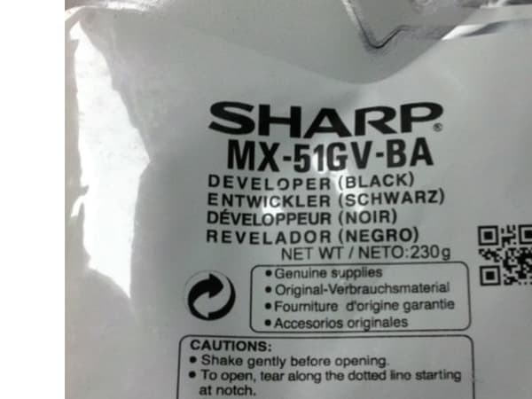 Sharp MX51GVBA - Svart - fremkaller - for Sharp MX-4112N, MX-5112N