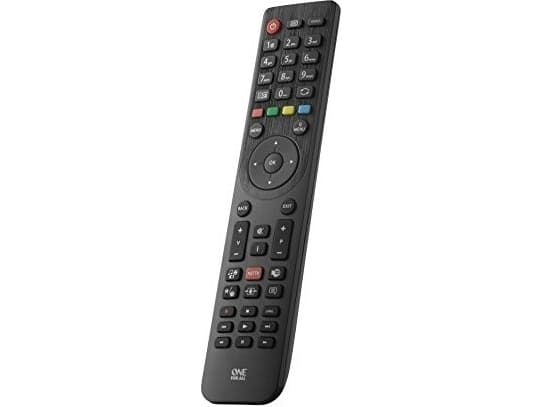 One For All TV Replacement Remotes Telefunken-television vaihtokaukosäädin, TV, IR Langaton, Painikkeiden painaminen, Musta