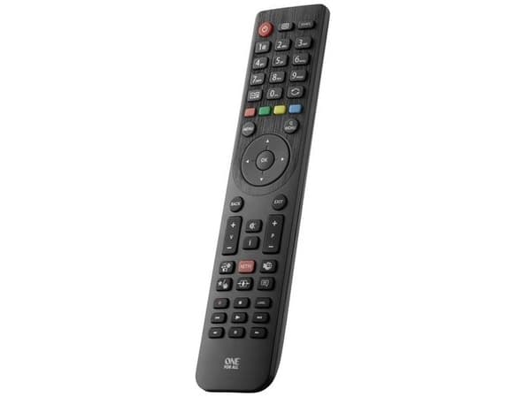 One For All TV Replacement Remotes Telefunken-television vaihtokaukosäädin, TV, IR Langaton, Painikkeiden painaminen, Musta