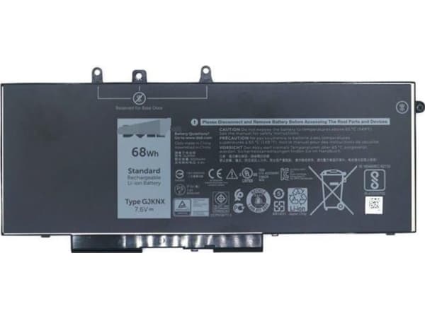 Dell - Batteri för bärbar dator - litiumjon - 8500 mAh - 68 Wh - för Latitude 5280, 5290, 5290 2-in-1, 5480, 5490, 5491, 5580, 5590, 5591