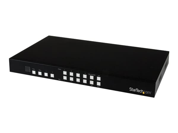 StarTech.com 4x4 HDMI-matrisswitch med Picture-and-Picture Multiviewer eller videovägg - Video-/ljudomkopplare - skrivbordsmodell - för P/N: SVA12M5N