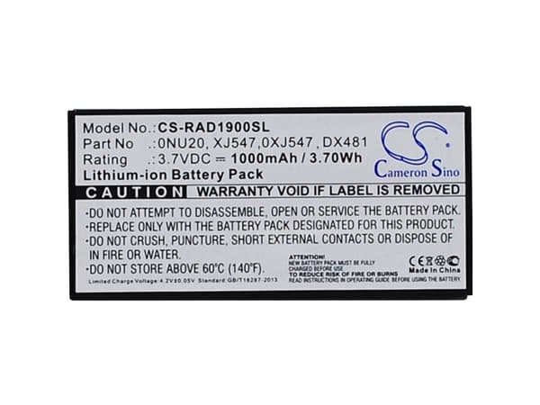 CS Cameron Sino Raid-controller-batteri 3.7 V 1000 mAh Erstatter original-batteri 0FR463, 0NU209, 0U8735, 0UF302, 0XJ547, 312-0448, 405-10780, CNXVV,