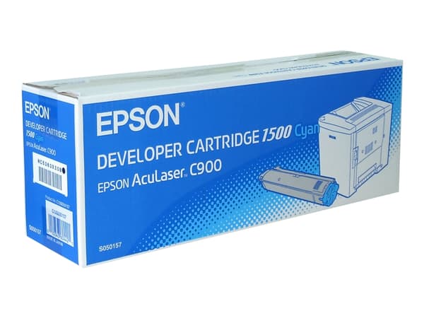 Epson S050157 - Cyan - original - utviklerpatron - for AcuLaser C900, C900N