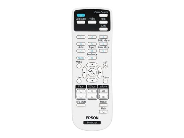 Epson - Fjernkontroll - for BrightLink 536, 575, 585, 595; BrightLink Pro 14XX; PowerLite 52X, 53X, 57X, 585