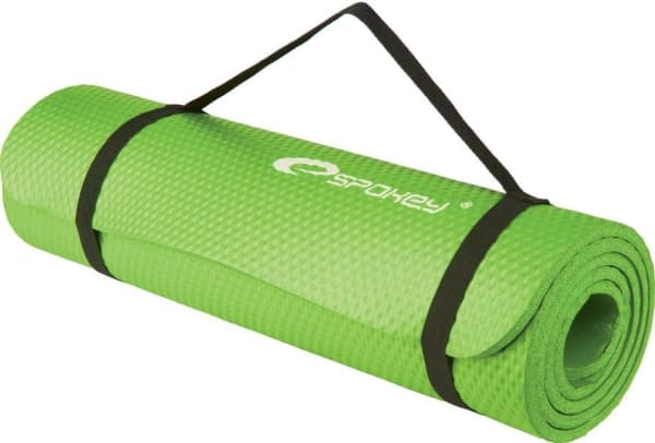 Spokey SOFTMAT Exercise mat, Non-slip (honeycomb), 180 x 60 x 1 cm, Light Green