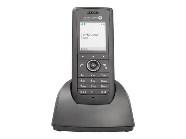 Alcatel-Lucent 8168s WLAN - Trådløs VoIP-telefon - IEEE 802.11a/b/g/n/ac (Wi-Fi) - SIP - svart