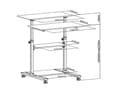 Miniatyrbilde 4 av 5: ROLINE 17.02.1547, 60 kg, Høydejustering, 18 kg, Aluminium, Sort
