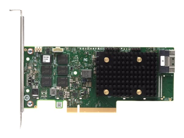 Lenovo ThinkSystem 940-8i - Styreenhed til lagring (RAID) - 8 kanava - SATA / SAS 12Gb/s - lavprofil - RAID 0, 1, 5, 6, 10, 50, JBOD, 60 - PCIe 4.0 x