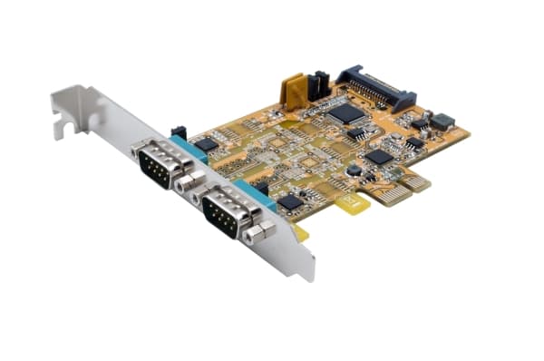 Exsys EX-45032 - Seriell adapter - PCIe - RS-232/422/485/V.24 x 2 (EX-45032)