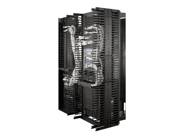 APC Cable Management - Rack-kabelføringssett - svart - for P/N: NBWL0355A, SMC15002U-BR, SMT3000I2U-BR, SMX2000LVNCUS, SMX3000HV-BR, SMX3000LV2U-BR