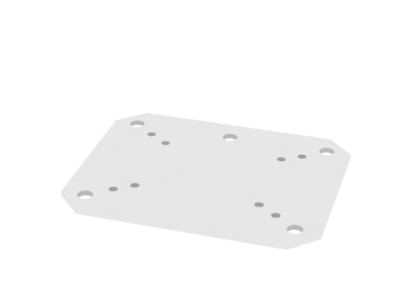 Neomounts PLASMA-M2SFPLATE - Monteringskomponent (golvplatta) - silver - för Neomounts PLASMA-W2500; NewStar PLASMA-M2250, PLASMA-M2500, PLASMA-W2250