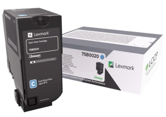 Lexmark - Cyan - original - tonerpatron - for Lexmark CS727de, CS728de, CX727de
