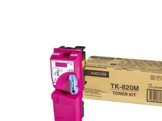 Kyocera TK 820M - Magenta - alkuperäinen - tonerpatron - FS-C8100DN:lle