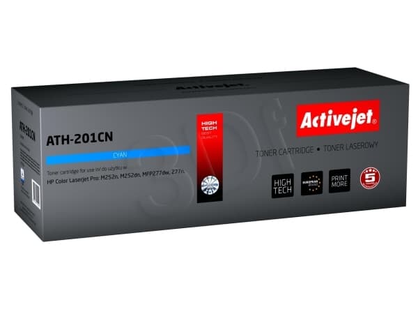 Activejet ATH-201CN, 1400 sider, Cyan, 1 stykker