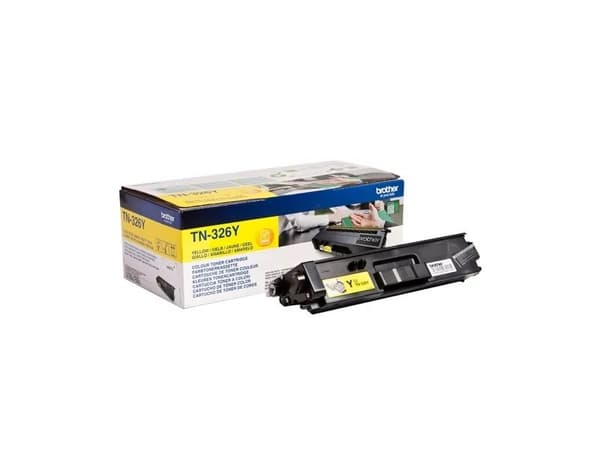 Brother TN326Y - Gul - original - tonerpatron - for Brother DCP-L8400, DCP-L8450, HL-L8250, HL-L8350, MFC-L8650, MFC-L8850