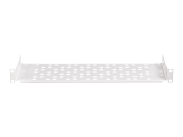 Netrack Equipment Shelf - Rack-hylle - grå, RAL 7035 - 1U - 19"