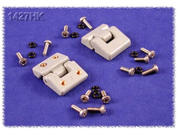 Hammond Electronics 1427HK Hængsel Polyester Grå (Ø x H) 35 mm x 15 mm 1 stk