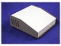Miniatyrbilde 1 av 2: Hammond Electronics 515-0910 Pult-kabinet (L x B x H) 157 x 116 x 58 mm Aluminium Grå 1 stk