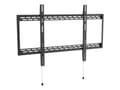 Miniatyrbilde 1 av 4: VivoLink Wall Mount Slim XL - Brakett - for flatpanel - stål - finteksturert svart - skjermstørrelse: 60"-100" - veggmonterbar