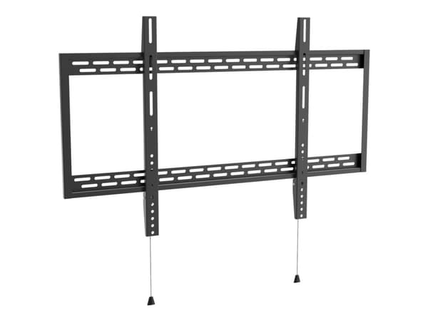 VivoLink Wall Mount Slim XL - Brakett - for flatpanel - stål - finteksturert svart - skjermstørrelse: 60"-100" - veggmonterbar Sort