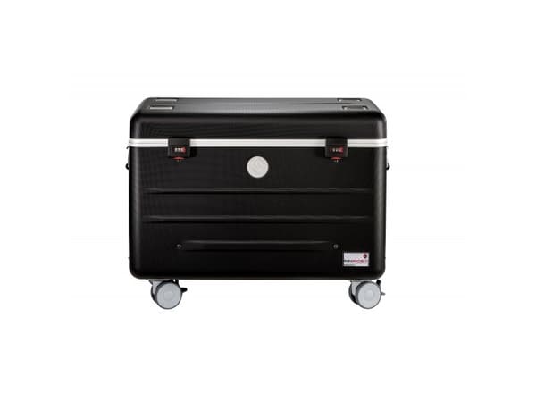 Parat 208.650-15101, Vogn for håndtering av bærbare enheter, Sort, Nettbrett, USB, 26,7 cm (10.5"), 100 - 240 V