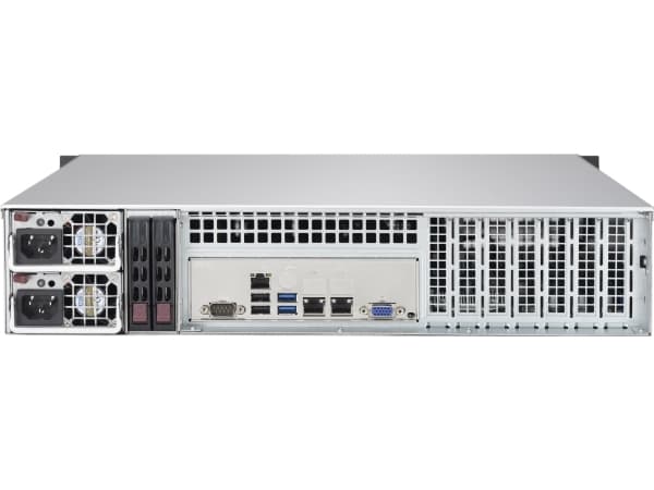 Supermicro SC825M BTQC-R802LPB - Rackmonterbar 2U - forbedret og utvidet ATX - SATA/SAS - hot-swap 800 watt - svart