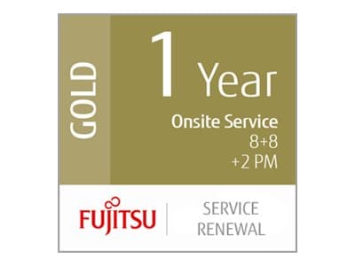 Ricoh Scanner Service Program 1 Year Gold Service Renewal for Fujitsu Low-Volume Production Scanners - Utvidet serviceavtale (fornyelse) - deler og a