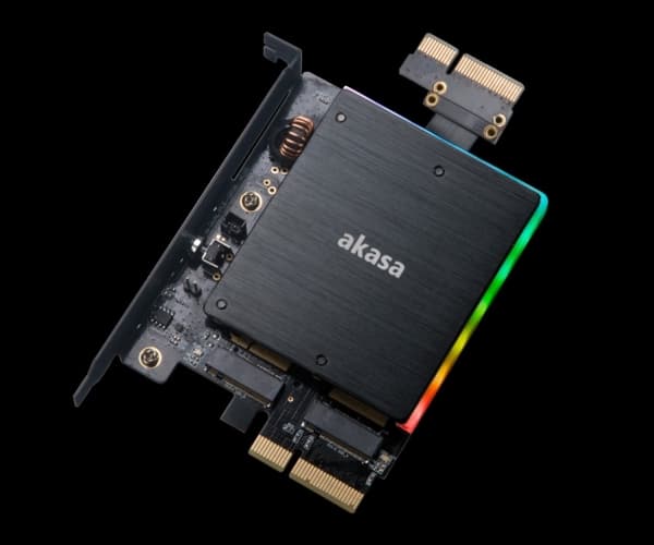 Akasa AK-PCCM2P-04 - Lagringskontroller - M.2 - M.2-kort - PCIe 3.0 x4
