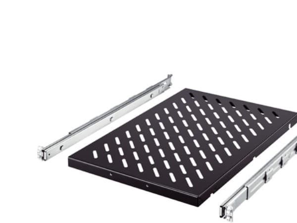 Rittal DK 5501.715, Musta, Terästä, 100 kg, 1.5U, TS IT, TE, 48,3 cm (19")