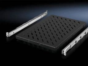 Rittal DK 5501.715, Musta, Terästä, 100 kg, 1.5U, TS IT, TE, 48,3 cm (19")