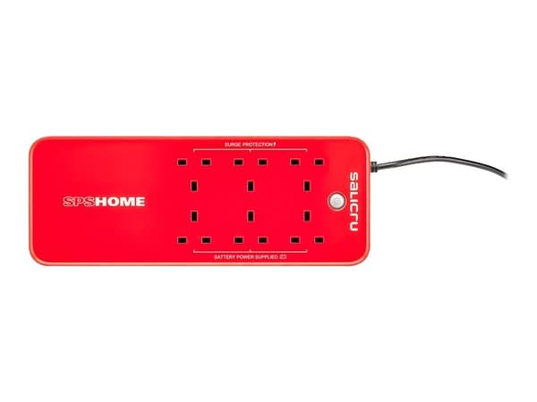 SALICRU SPS HOME 850 - UPS - AC 230 V - 490 watt - 850 VA - blysyre - USB - utgangskontakter: 6 - aktiv PFC