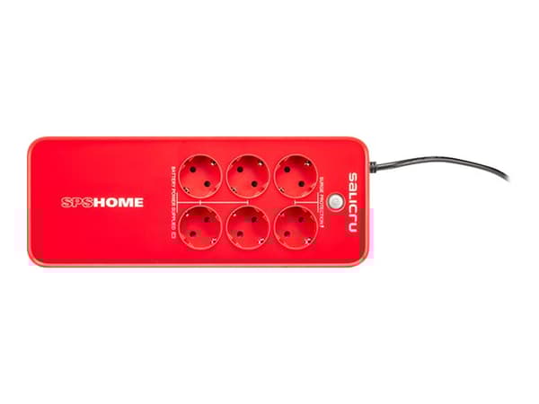 SALICRU SPS HOME 850 - UPS - AC 230 V - 490 watt - 850 VA - blysyre - USB - utgangskontakter: 6 - aktiv PFC