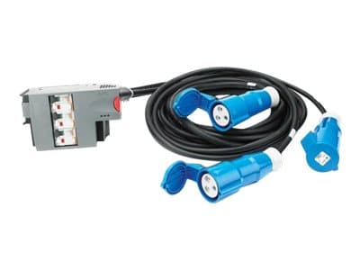 APC IT Power Distribution Module - Automatisk vernebryter (plug-in modul) - AC 400 V - 3-faset - utgangskontakter: 3 - for P/N: SY16K48H-PDNB, SY32K4