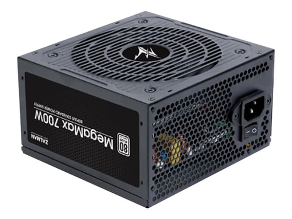 ZALMAN MegaMax ZM700-TXII - Strømforsyning (intern) - ATX12V 2.31 - 80 PLUS - AC 200-240 V - 700 watt - aktiv PFC