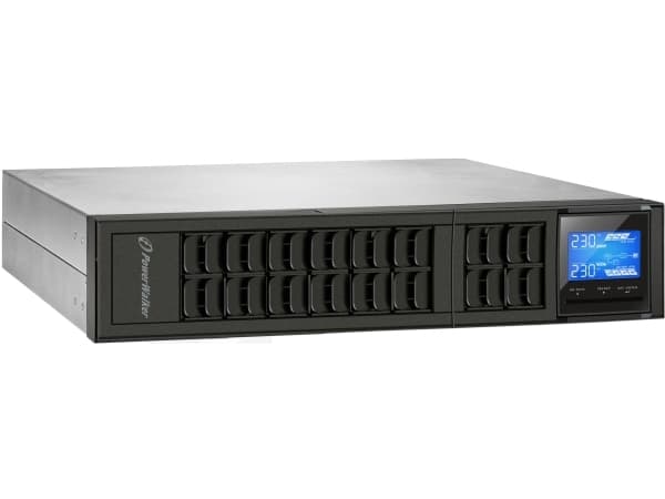 PowerWalker VFI 2000 CRS - UPS (rackmonterbar/ekstern) - 1600 watt - 2000 VA - uten batteri - RS-232, USB - utgangskontakter: 4 - 2U - 19"
