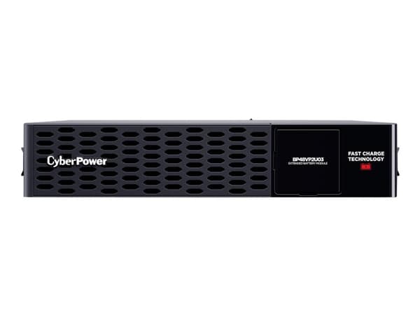 CyberPower BP48VP2U03 - Batteriinnbygging (rackmonterbar/ekstern) - 16 x batteri - blysyre - 6 Ah - 2U - svart