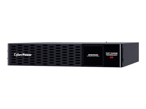 CyberPower BP48VP2U03 - Batteriinnbygging (rackmonterbar/ekstern) - 16 x batteri - blysyre - 6 Ah - 2U - svart