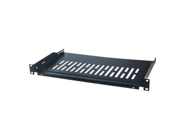 LogiLink SF1C35B, Kehikon hylly, Musta, Terästä, 10 kg, 1U, 48,3 cm (19")