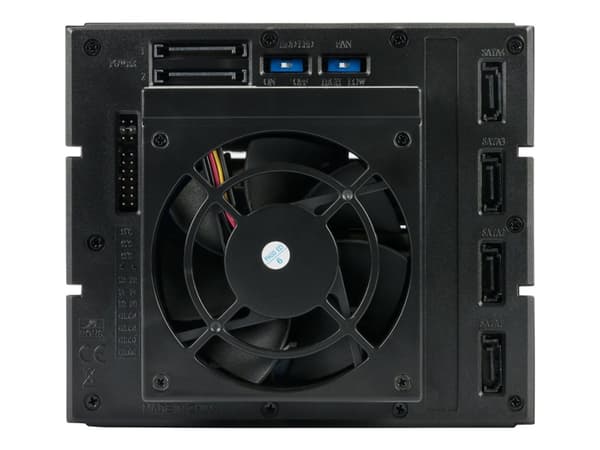 FANTEC BP-T3141 - Sisäinen RAID-laite - 2,5" / 3,5" jaettu - SATA 6Gb/s / SAS 6Gb/s - SAS 6Gb/s, SATA 6Gb/s - musta