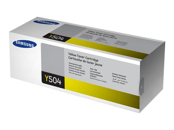 Samsung CLT-Y504S - Gul - original - tonerpatron - for CLP-415N, 415NW; CLX-4195FN, 4195FW, 4195N; Xpress C1810W, C1860FW
