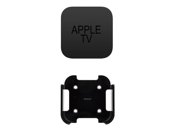 Wall mount for Gen 1 & Gen 2 Apple TV, black