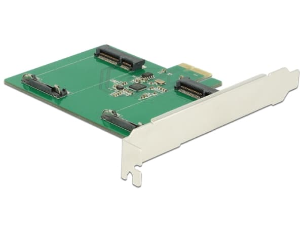 Delock - Lagringskontroll - 2-kanals - SATA 6 Gb/s - PCIe 2.0 x1