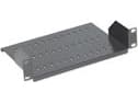 Netrack Equipment Shelf - Hylla för rack - träkol - 1U - 10"