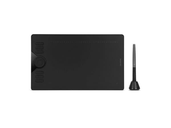 HUION HS610, Koblet med ledninger (ikke trådløs), 5080 Ipi, 254 x 158,8 mm, USB, 1 cm, Sort