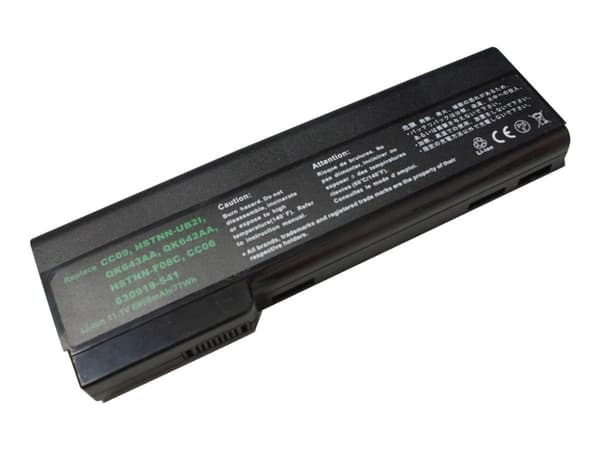 CoreParts - Batteri til bærbar PC - litiumion - 12-cellers - 7800 mAh - svart - for EliteBook 8460p, 8460w, 8470p, 8470w, 8560p, 8570p; Mobile Thin C