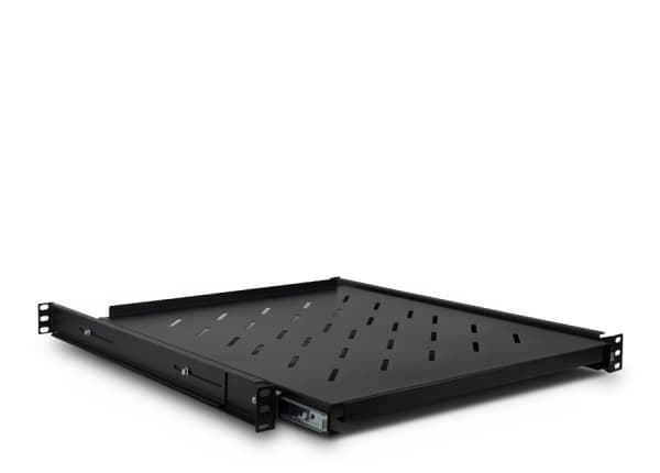 Inter-Tech SWAS-550/800 - Golvpanel för rack - svart, RAL 9005 - 1U - 19"