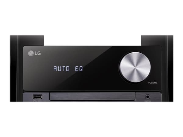 LG CM2460, Kodin mikroaudiojärjestelmä, Musta, 100 W, 2-suuntainen, Riviliittimen kiinnikkeet, 6 O