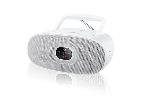 Muse MD-202, 1,3 kg, Valkoinen, Kannettava CD-soitin